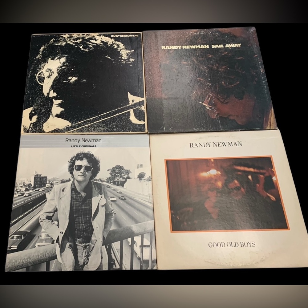 1970’s Randy Newman Vinyl Album Collection, 4 Fantastic Albums. Rare, Great Find
